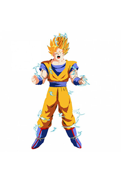 INOVATIX Set de 8 piese, autocolant energie Goku Dragon Ball, INOVATIX®. 6 cm