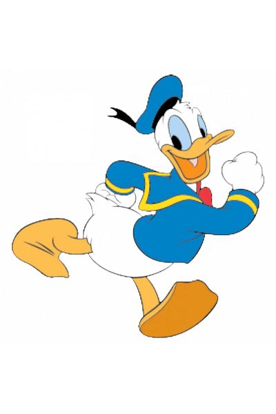 INOVATIX Set de 8 piese, autocolant Donald Duck, INOVATIX®. 6 cm