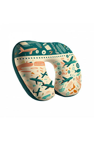 INOVATIX Set of 8 pieces, Sticker Neck pillow for travel, INOVATIX®. 6 cm