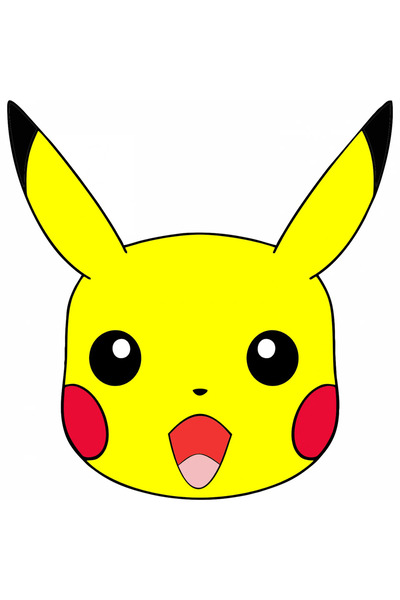 INOVATIX Set de 8 piese, autocolant Pikachu surprins, INOVATIX®. 6 cm