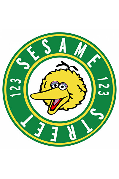 INOVATIX Σετ 8 τεμαχίων, αυτοκόλλητο FLuflu Sesame Street, INOVATIX®. 6 εκ.