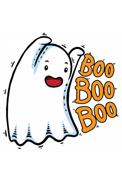 INOVATIX Set de 8 piese, autocolant Fantoma Boo, INOVATIX®. 6 cm