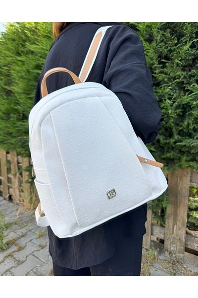 Just Polo Women's Printed Oversized Backpack