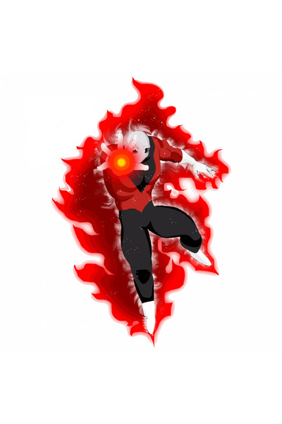 INOVATIX Set de 8 piese, autocolant Dragon Ball Jiren 2, INOVATIX®. 6 cm