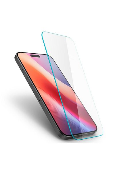 Spigen IPhone 15 / iPhone 16 Case - Spigen Glas.tR Slim - Clear