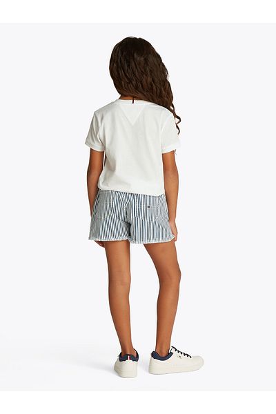 Tommy Hilfiger Girls White Flag Character T-Shirt