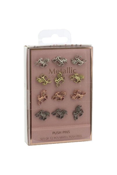 Roco دبابيس دفع معدنية - ألوان متنوعة، معدن متين