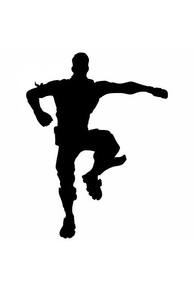 INOVATIX Set of 8 pieces, Fortnite beautiful dance sticker, INOVATIX®. 6 cm