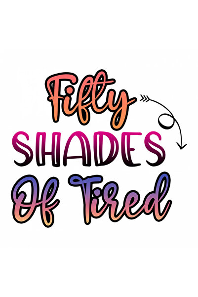 INOVATIX Set de 8 piese, autocolant Fitty nuanțe de obosit, INOVATIX®. 6 cm