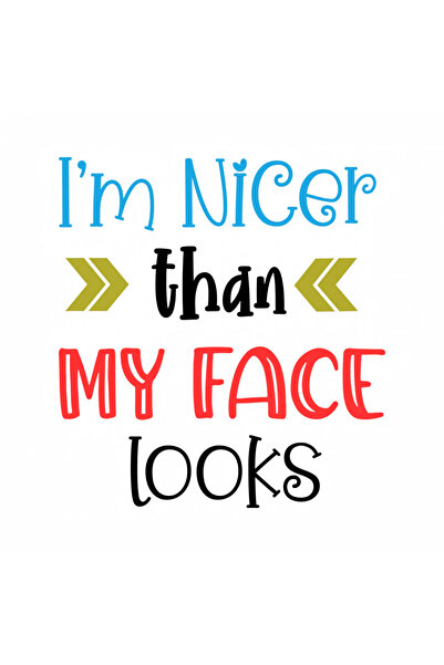 INOVATIX Σετ 8 τεμαχίων, Αυτοκόλλητο Είμαι πιο ωραίος από όσο φαίνεται το πρό...