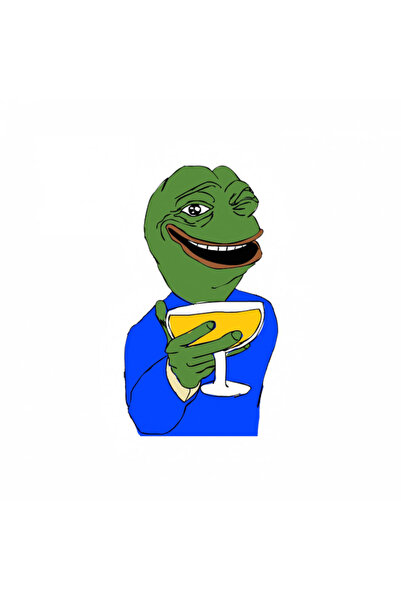 INOVATIX Σετ 8 τεμαχίων, Αυτοκόλλητο meme Pepe the Frog στο πάρτι, INOVATIX®....