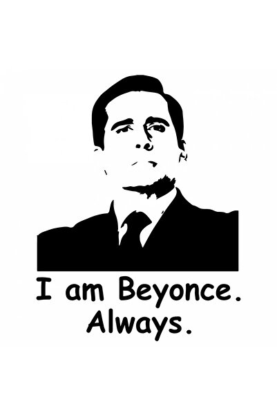 INOVATIX Set de 8 piese, Sticker I have Beyonce Always The Office, INOVATIX®....