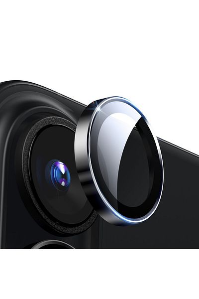 ESR Camera Lens Protector for iPhone 16 / iPhone 16 Plus - ESR Armorite Camera Lens Protectors - Black