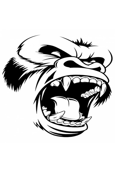 INOVATIX Set de 8 piese, autocolant Godzilla King Kong, INOVATIX®. 6 cm