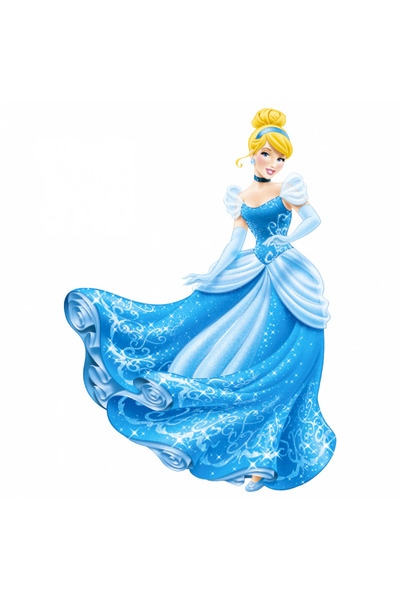 INOVATIX Set de 8 piese, autocolant Cenușăreasa și rochia cu stele, INOVATIX®...