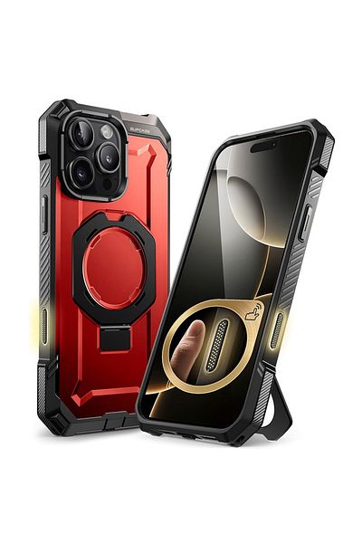 Supcase IPhone 16 Pro Case - Supcase Unicorn Beetle Defender - Ruddy