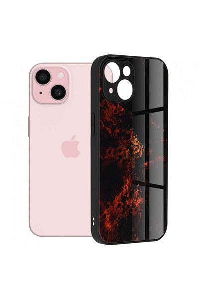 Techsuit IPhone 15 Case - Techsuit Glaze Series - Red Nebula