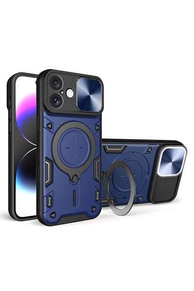 Techsuit IPhone 16 Case - Techsuit CamGuard Pro - Blue