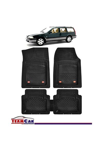 TEAMCAR Covorașe auto tip tavă compatibile cu Volvo V70 Mk1 (1996–2000) - Break