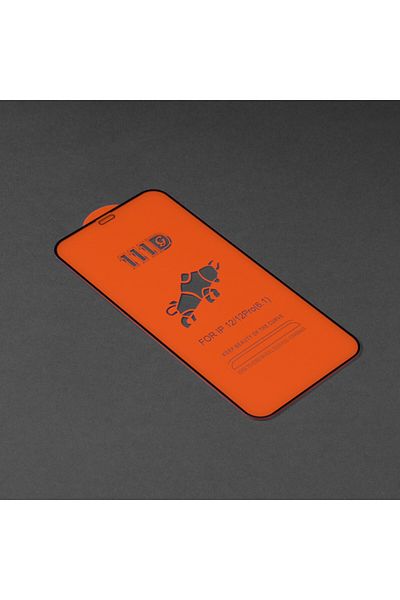 Techsuit Folie for iPhone 12 / iPhone 12 Pro - Techsuit 111D Full Cover / Full Glue Glass - Black