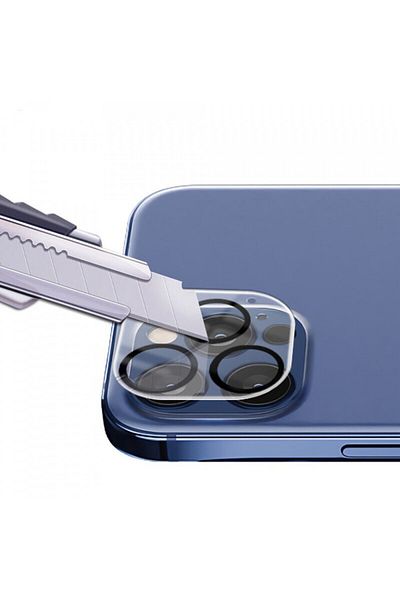 Lito Film for iPhone 14 Pro / iPhone 14 Pro Max - Lito S+ Camera Glass Protector - Black/Transparent