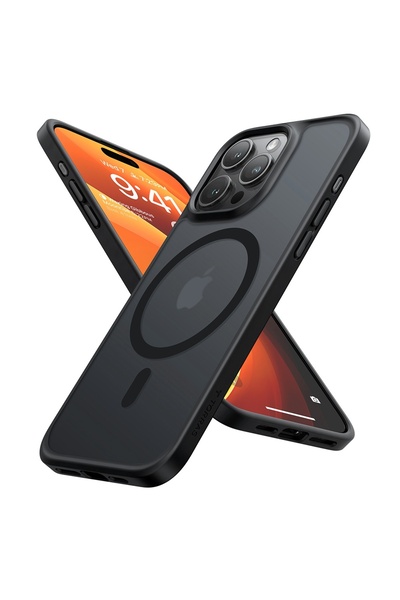 TORRAS Θήκη για iPhone 15 Pro - Μαγνητική Σειρά Torras Guardian - Μαύρη