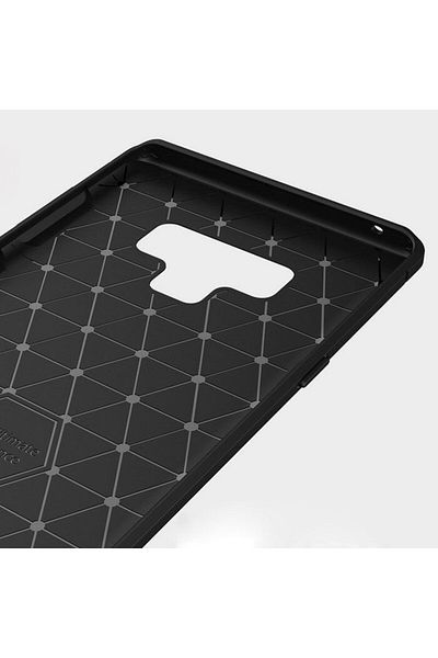 Techsuit Samsung Galaxy Note 9 Case - Techsuit Carbon Silicone - Black