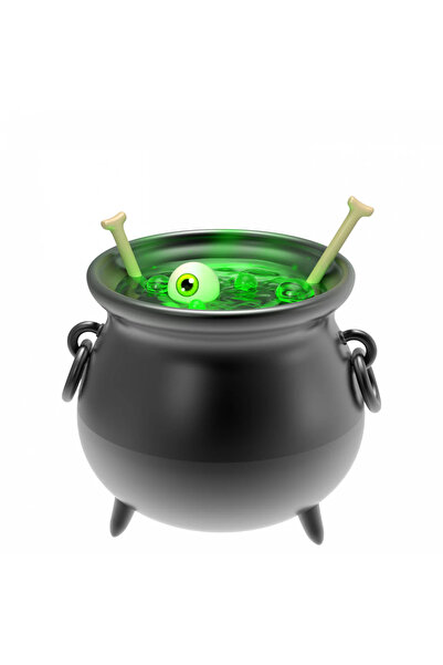 INOVATIX Set de 8 autocolante cu ceaun de vrăjitoare de Halloween, INOVATIX®....