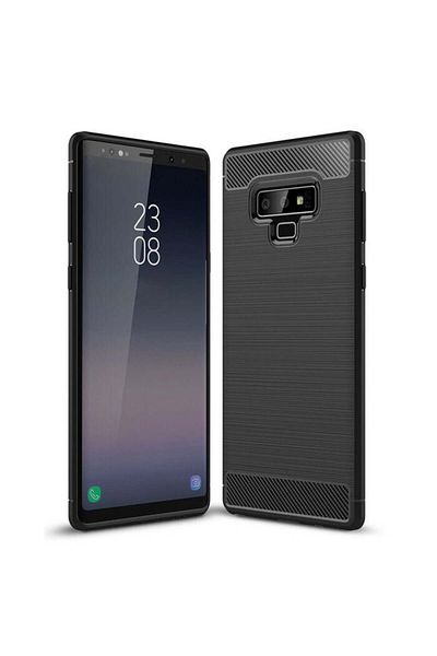 Techsuit Samsung Galaxy Note 9 Case - Techsuit Carbon Silicone - Black
