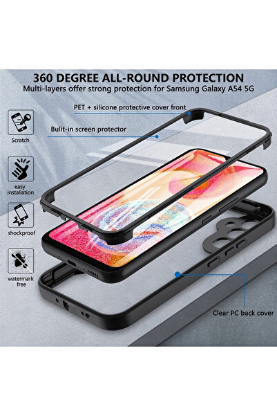 Techsuit Carcasă pentru Samsung Galaxy S24 Plus + Folie - Techsuit ColorVerse 360 Series - Albastră