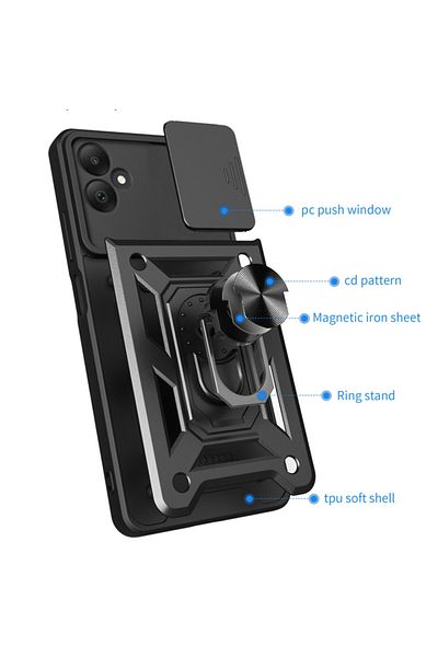 Techsuit Carcasă pentru Samsung Galaxy A05 - Seria Techsuit CamShield - Albastră