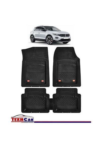 TEAMCAR ® Tray Type Car Mats Compatible With Volkswagen T-roc I (2017 ) - Suv