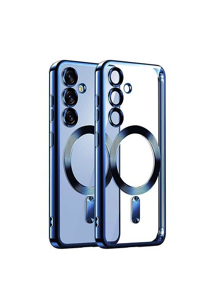 Techsuit Carcasă pentru Samsung Galaxy S25 Plus - Techsuit Luxury Crystal MagSafe - Albastru intens