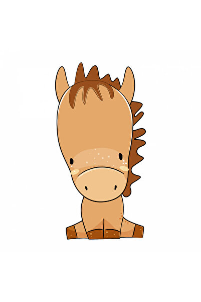 INOVATIX Set de 8 bucăți, autocolant cal sportiv, INOVATIX®. 6 cm