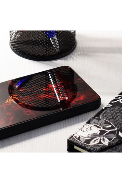 Techsuit IPhone 15 Case - Techsuit Glaze Series - Red Nebula