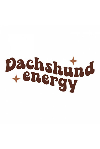 INOVATIX Set de 8 piese, autocolant energie Dachshund, INOVATIX®. 6 cm