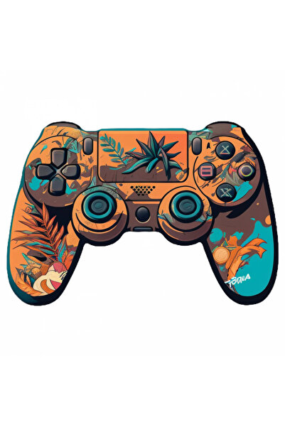 INOVATIX Set de 8 piese, autocolant exotic pictat pentru controler PS4, INOVATIX®. 6 cm