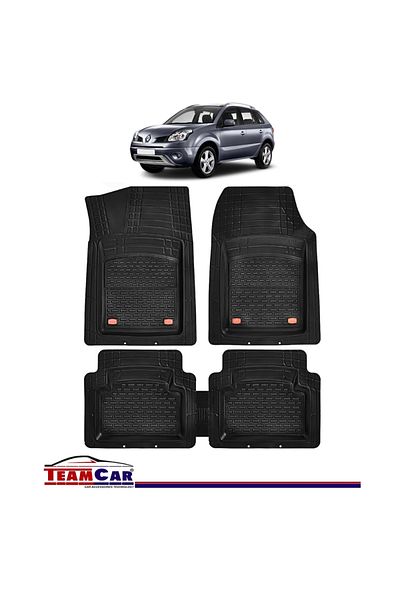 TEAMCAR ® Tray Type Car Mats Compatible With Renault Koleos I (2008–2016) - Suv