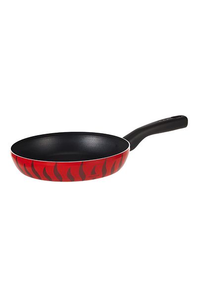 TEFAL Tempo Non Stick Frypan Black and Red 24cm