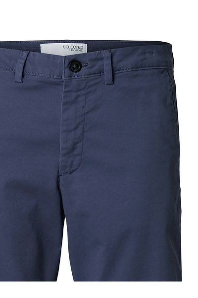Selected Homme Pantaloni scurți din material bărbătesc 16092329 Albastru marin