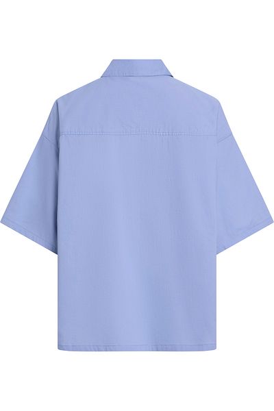 Calvin Klein Women Glacier Solid Short Sleeves Shirt