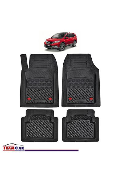 TEAMCAR ® Tray Type Car Mats Compatible With Honda Cr-v 4 (2012–2018) - Suv