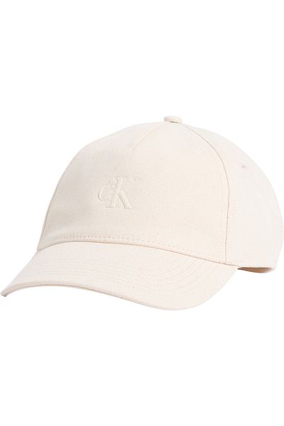 Calvin Klein Calvin Klein Women Neutral Embossed Curved Peak Cap