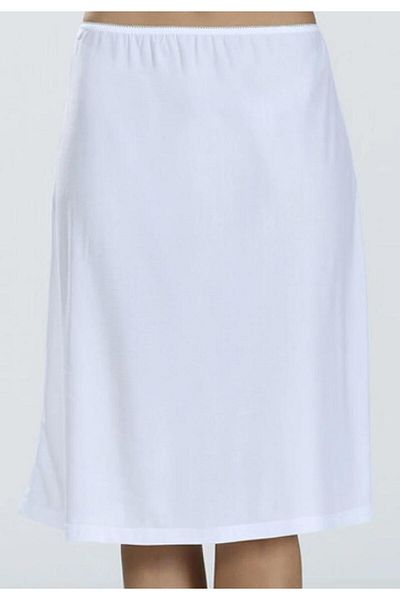 NBB Women's Knee-Length Skirt-White