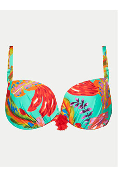 Selmark Sutien de bikini pentru femei BJ618 Multicolor, Turcoaz