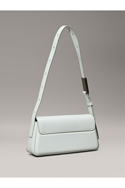 Calvin Klein Women Sky Gray Belted Small Shoulder Bag