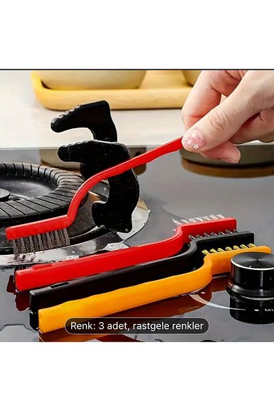 alpikom 3-Piece Practical Mini Intermediate Cleaning Brush