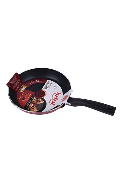 TEFAL Tempo Non Stick Frypan Black and Red 20cm