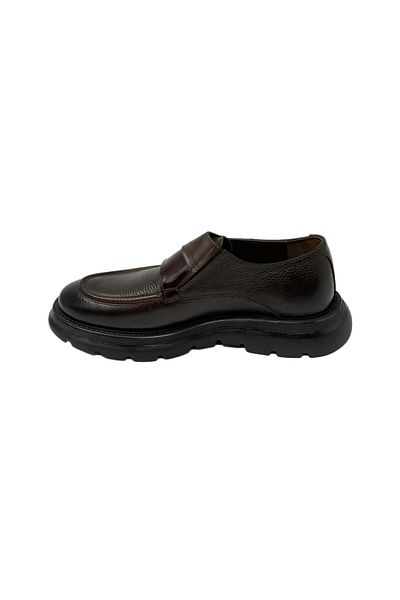 CLASS WOOD 6874 High-Sole Shiny Daily Sports Shoes Brown
