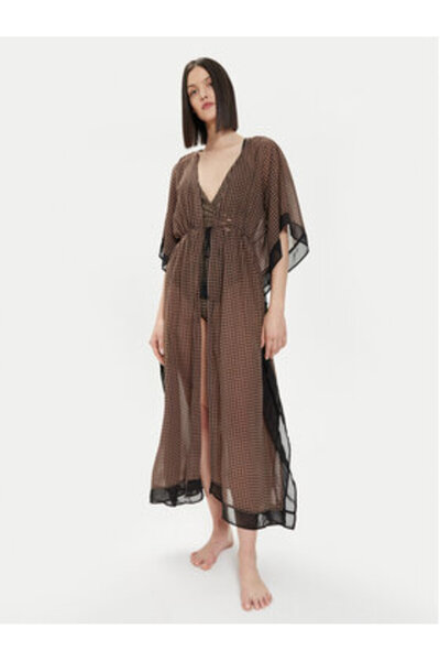 Selmark Women's Kimono BL095 Brown